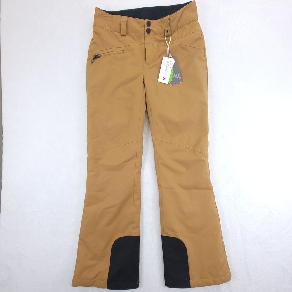 NEW Obermeyer Women's Regular Size 4 Malta Tan Ski Snow Pants 24016